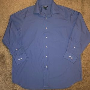 Croft & Barrow blue long sleeve button-up shirt